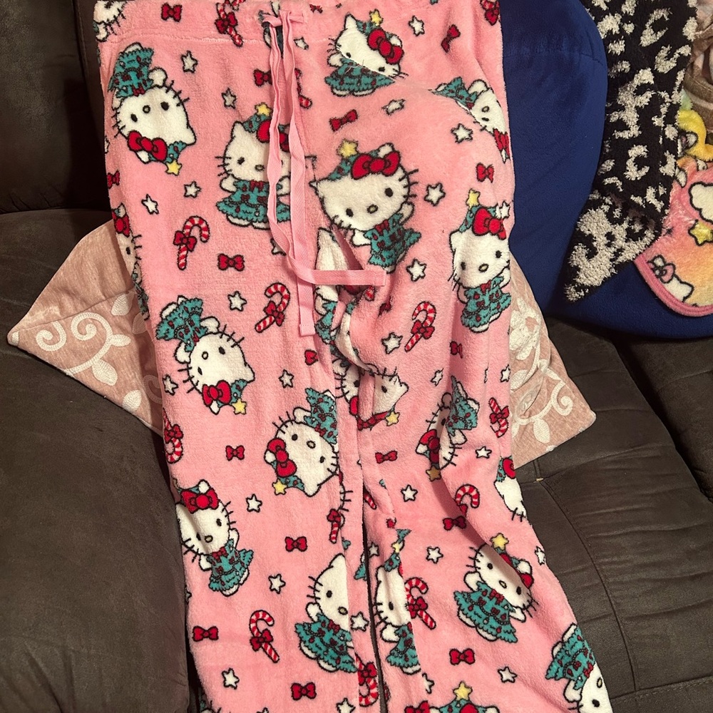 new hello kitty pj pants size medium